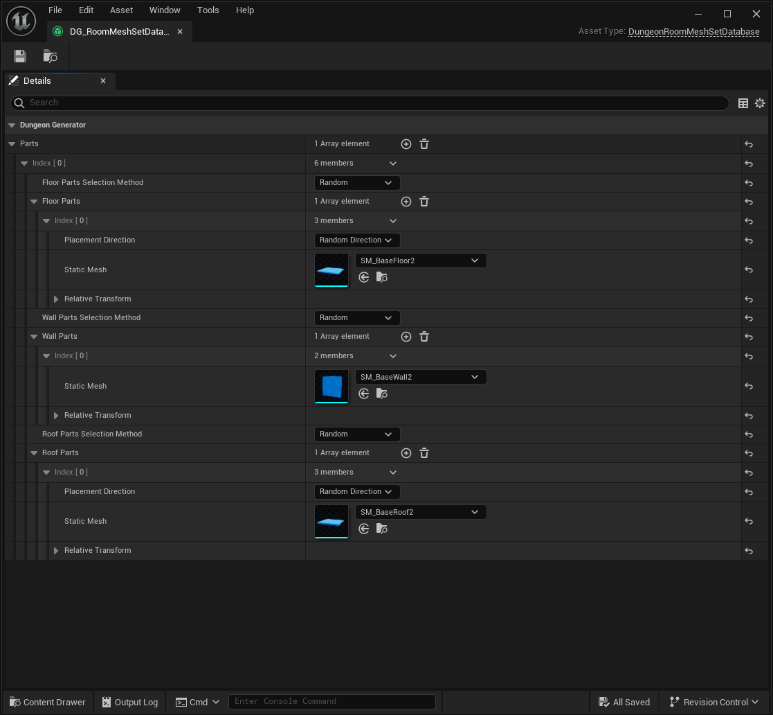 DungeonRoomMeshSetDatabase